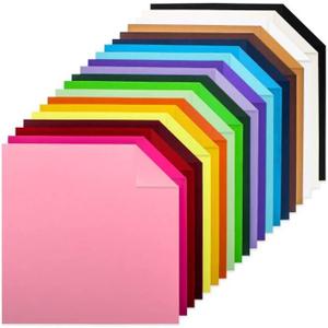 60 Sheets Colored Card Stock Paper 250 gsm 80lb 12 x 12 20 Assorted Color Cardstock Colorful Paper for Cricut Card Making Paper Crafting