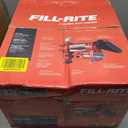 Fill-Rite FR610HA 115V 15 GPM Fuel Transfer Pump w/Discharge Hose & Automatic Nozzle (Red) | Gasoline, Diesel, Kerosene, Ethanol & Methanol Blends & Biodiesel
