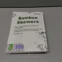 100PCS 8 inch Bamboo Skewers for wooden sticks BBQAppetiserFruitCocktailKabobChocolate FountainGrillingKitchencrafting and Party. =4mm, More Size Choices 6"/8"/10"/12"/36"