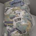 Maboozo Tie Dye Chunky Yarn 8 Pack, Grey, Green, White Fluffy Jumbo Chenille, Soft Plush Bulky, Giant Thick Fuzzy Yarn for Crocheting, Hand Knitting or Arm Knitting (26 yds, 7.5 oz Each)