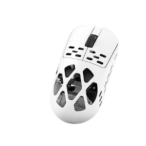 AJAZZ AM3 MAX Wireless Gaming Mouse, Lightweight Full Magnesium Alloy, 30000 DPI, PAW3950 Sensor, 5 programmable Buttons, Supports Wired/2.4GHz/BT (Orange Red, AM3 PRO (1K Receiver))