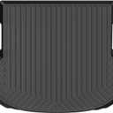 Mixsuper Cargo Liner Compatible with 2019-2020 Hyundai Santa Fe 5 Passenger Trunk Liner Santa Fe Accessories All Weather Rear Cargo Trunk Floor Mats Black