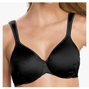 Bali Live It Up Underwire Bra, Seamless Shapewear Bra with Cushioned Straps, Full-Coverage T-Shirt Bra for Everyday Wear, 42DD