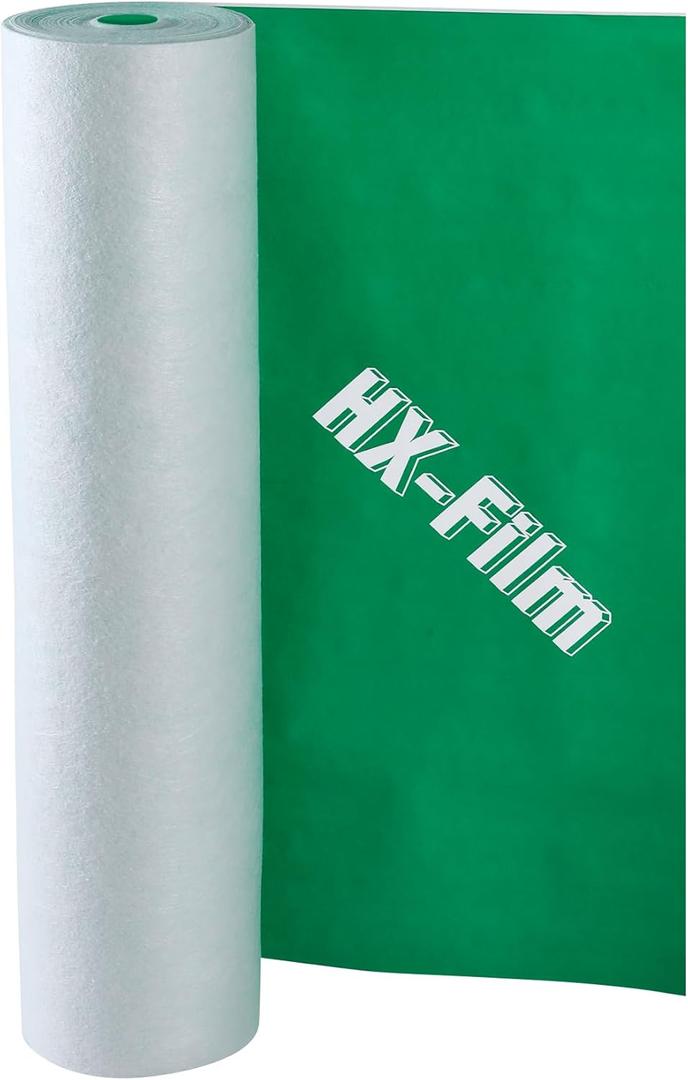 39" x 100' Heavy-Duty Floor Protection | Construction Grade Carpet Protector | Drop Cloth Plastic Film for Hardwood Floors | Waterproof Painters Covering with No Residue (Green)