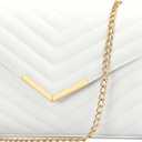 KKXIU Women Formal Vegan Leather Evening Envelope Clutch Purses and Handbags for Party Wedding Prom Bridal