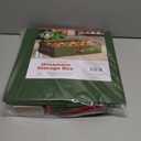 ZOBER Underbed Christmas Ornament Storage Box - Stores 64 3" Ornaments, With Dividers - Tear Proof 600D Oxford Fabric, Ornament Organizer Storage Box, Durable Christmas Containers Holder - Green