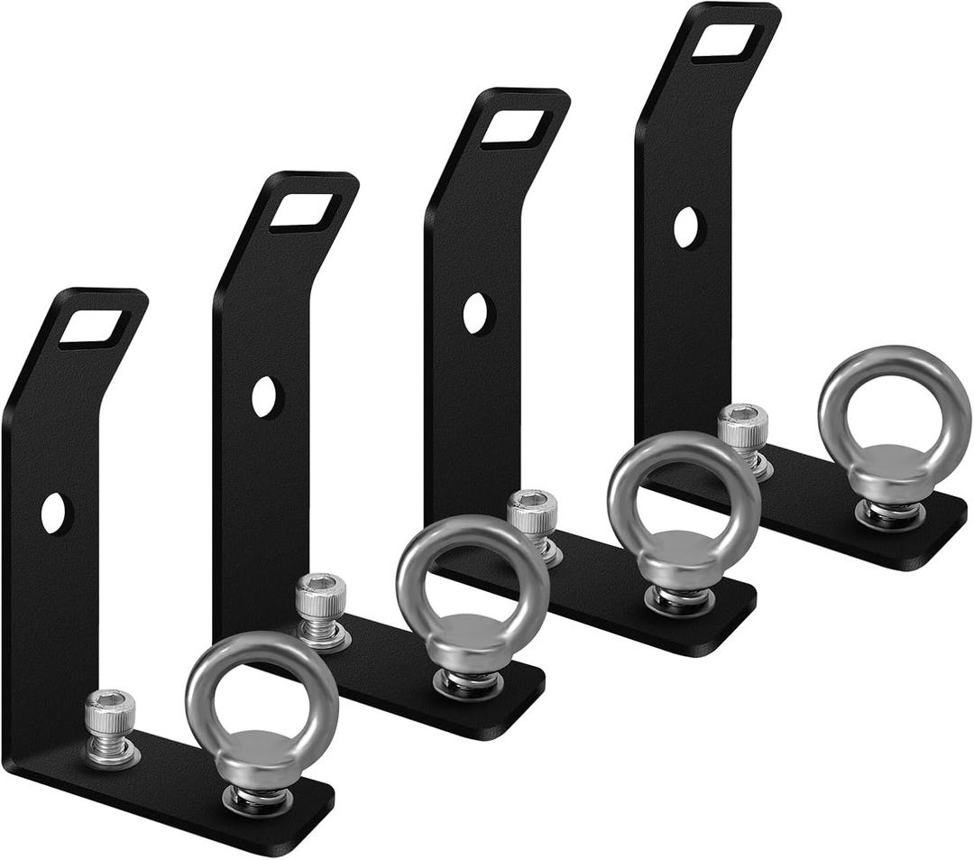 Load Stops Replacement T-Slot Truck Cross Bar,304 Stainless Steel Covered with Black Coating Roof Rack Cross Bar Accessories for Ladder Firewood Skis Snowboard Kayak Skateboard Surfboard 4Pack