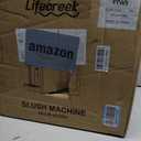Lifecreek 98oz Slushie Machine for Home with No Ice Needed, 6 Preset Programs, Self-Cleaning Function, Quiet Operation, Perfect for Making Frozen Margaritas, Milkshakes, Smoothies, Frappes,Blue