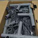 Baby Playpen 50x50 Inch, Play Pens for Babies and Toddlers Baby Fence Play Yards for Indoor & Outdoor with Breathable Mesh Anti-Fall Playpen (Light Grey)