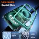 TAURI for iPhone 16 Case, Compatible with MagSafe [Anti-Yellowing] with Screen Protectors, Military-Grade Protection, Shockproof Slim Magnetic Phone Case for iPhone 16 6.1", Green