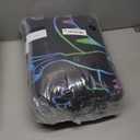 QOOMO Jurassic Dinosaur Kids Bedding Set, Black Cartoon Animals Comforter Queen Size, Suitability Girs and Boys Black Decorate a Room 1 Comforter Set 2 Pillowcases