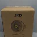 JRD Air Circulator Fan for Bedroom, 13Inch 28dB Quiet Table Fan with Remote, 90Oscillating Fan, 120 Adjustable Tilt, 3 Speeds, 7H Timer, Powerful Desk Fan for Whole Room Home Office (Black)