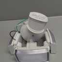 LUTEC 38W 3500 Lumen LED Motion Activated Integrated Dual-Head Floodlight Outdoor with Motion Sensor, 5000K Daylight, Dusk to Dawn, Exterior Security Wall Light for Patio, Garden, Yard(White)