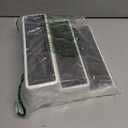 Copco 3-Tier Spice Rack Organizer for Cabinet or Pantry, 10-Inch Non-Skid Tiered Shelf, White/Gray Design Holds Spice Jars, Cans, and Bottles