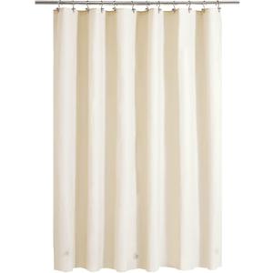 Barossa Design Beige Shower Curtain Liner - Premium PEVA, BPA & PVC Free, No Chemical Smell, Lightweight Standard Size Shower Curtain with 3 Magnets, Metal Grommets - Beige