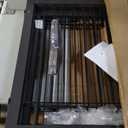 PAWLAND Dog Gate Indoor with Door, Freestanding, Foldable, 144" Wide, 30" H