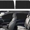 ZATOOTO Car Side Window Sun Shades - Privacy Magnetic Black 2 Pcs Covers Blinds Curtains - Auto Accessories Sunshades Keeps Cooler Screen for Baby Sleeping