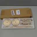 Gold Taper Candle Holder Set of 6, Brass Gold Tall Candlestick Holders, Metal Vintage Candle Stickers Long Holder Set, Pillar Decorative Candle Holder Fits 3/4 Inch Candle