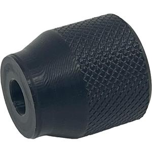 Short Stubby Knob for Dewalt DW735 & DW735X Lunchbox Planer Crankwheel - Made in USA - Space Saving Replacement (Black)