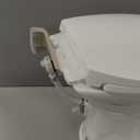 Lippert Flow Max RV Toilet with Elongated Ceramic Bowl, 18" Standard Profile, Full-Size Residential Seat, Easy-Close Lid, Efficient Flush - 2022113192