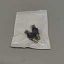 RF to RJ45 Converter Adapter, 2 Pack F Female to RJ45 Male Ethernet Adapter Coaxial Coupler Coax Straight Connector (Black)