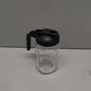 Breast Milk Pitcher, 32 OZ Mason Jar Pitcher with Lid Double Leak Proof,1 Quart Breastmilk Storage Containers for Fridge, Glass Jug for Sun Tea, Juice, Cold Brew Coffee (Black)