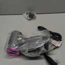 slopehill Professional Ionic Hair Dryer, Powerful 1800W Fast Drying Low Noise Blow Dryer with 2 Concentrator Nozzle 1 Diffuser Attachments for Home Salon Travel (Grey)