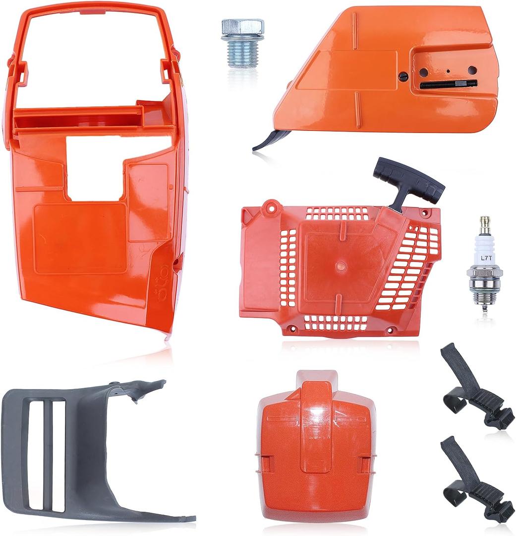 Cylinder Engine Cover Shroud Brake Cover Starter Front Handle for Husqvarna 372 365 362 371 Chainsaw Spare Parts