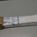 UNISHADES No Drill Cordless Roman Shades, Room Darkening, 27×64 in White
