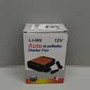 Car Heater, 12V 200W Portable Car Defroster Windshield Heater, Plug in Cigarette Lighter Heaters Windshield Defogger with 2-in-1 Heating and Cooling Function 360 Rotatable for Vehicle