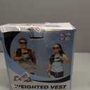 VBSD Weighted Vest Woman 12LB Weight Vest for Women Men Body Weight Vests for Walking Strength Training Running Workout Jogging Fitness Black