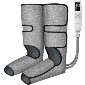 RENPHO Leg Massager for Circulation and Pain Relief FSA with Smart Pressure Sensor, Air Compression Calf Massager for Relieve Fatigue, Birthday Gift for Mom and Dad, HSA Foot Massage