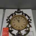 Vintage Wall Clocks Living Room,Decorative Antique Large Wall Clocks,21" x 15" Digital Retro Silent Wall Clock Battery Operated for Bedroom Kitchen Entryway Office Decor