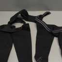 COODEO Dog Socks to Prevent Licking Paws, Waterproof Boots for All Four Legs with Non-Slip Soles, Protective Paw Covers for Wounds, Licking Prevention Shoes for Dogs (Black, Large)