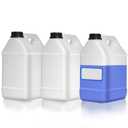 3 Pcs 1 Gallon Plastic Jug with Lids and Handles Translucent Square Liquid Storage Containers Reusable Empty Camping Water Jugs for Water Sauces Soaps Detergents Liquids Cleaning Solutions