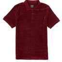 Guess Short Sleeve Parker Velour Polo Shirt Size Small, 