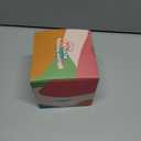 ddLUCK Sensory Activity Ball, Silicone Fidget Toys for Autism, ADHD, Stress & Anxiety Relief, 10 Colors Silent Calming Travel Play Fidgets Toy Balls for Kids 3+ & Adults with 20 Strings (White)