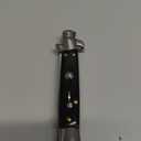 Fruit knife, outdoor pocket hunting knife, kitchen knife, suitable for camping, hunting, and kitchen use (includes sharpening tool) (Black)