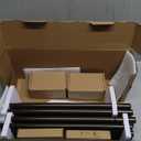 Curtain Rods 2 Pack 66 to 120 Inch, HOTOZON Curtain Rods for Windows, 3/4 Inch Single Drapery Rod with Netted Finials, Antique Bronze