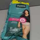 Depend Fresh Protection Adult Incontinence & Postpartum Bladder Leak Underwear for Women, Disposable, Maximum, Extra-Extra-Large, Blush, 22 Count, Packaging May Vary