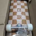 WHOME Skateboards for Adults/Kids Teens/Girl Beginner/Boy - 31"x8" Pro Standard Skateboard Complete 8-ply Alpine Maple Deck ABEC-9 Bearings with T-Tool (CHESS)