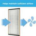 Filtrete Allergen Reduction True HEPA Room Air Purifier Filter, 2 Pack, Size 9.96 in. x 4.69 in., Works with Filtrete FAP-TT-ADH device