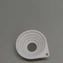 Discreet Kidney Stone Strainer 1 Pack, Collapsible Compact 4 Urine Strainer, Soft Silicone Funnel with Stainless Steel Fine Mesh Filter, Flat-Folding, Washable, Specimen Collection