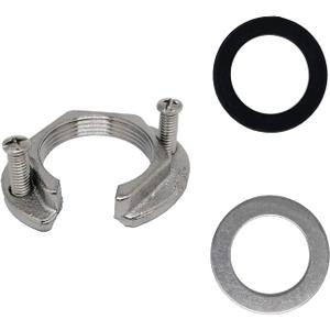 304 Stainless Steel Faucet Lock Nut Anti-Loosening Nut for Faucet Sink Fastener Mounting Fittings of Single Hole Faucet Fixing Parts(1set)