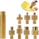 YENOVO Heat Set Insert Tool Kit for Threaded Inserts M2M8, 7 Pcs Solder Tips Compatible with Hakko FX-888D, Weller SP40NUS, 900M/T18, for Plastic Heat Press Threading 3D Printer Parts