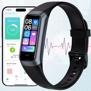 Fitness Tracker Watch, Smart Watch with Blood Pressure Heart Rate Sleep IP67 Waterproof Health Watches Fitness Activity Tracker Step Calorie Counter Pedometer Watches for Men Women Android iOS Phone