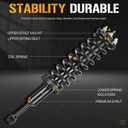 Front Strut Assembly Shock Absorber Fit for Toyota Tundra 4WD 2007-2020, Struts with Coil Spring 171119L 171119R (Set of 2)