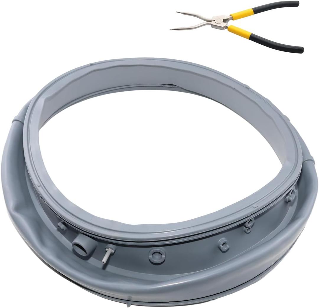WF45K6200AW/A2 WF45K6200AZ WF45M5500AW/A5 Door Boot, for Samsung Washer Gasket DC97-16140P DC97-19755A Samsung Washer Inner Seal wf50k7500av/a2 wf45k6200a2 wf45k6200aw
