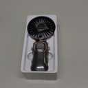 coldSky Portable Handheld Fan, 4000mAh Battery Operated 3 in 1 Multifunction Personal Travel Fans with Digital Display, 90 Foldable Desk Fan with Base, 5 Speed Lash Fan for Makeup/Office (Black)