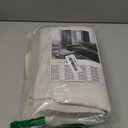 LAMIT Ivory 90 Inches Long Linen Sheer Curtains for Living Room, Back Tab and Rod Pocket Nautral Curtains Light Filtering Boho Panels for Bedroom/Dining Room, Set of 2, 52 x 90 Inch (Natural)